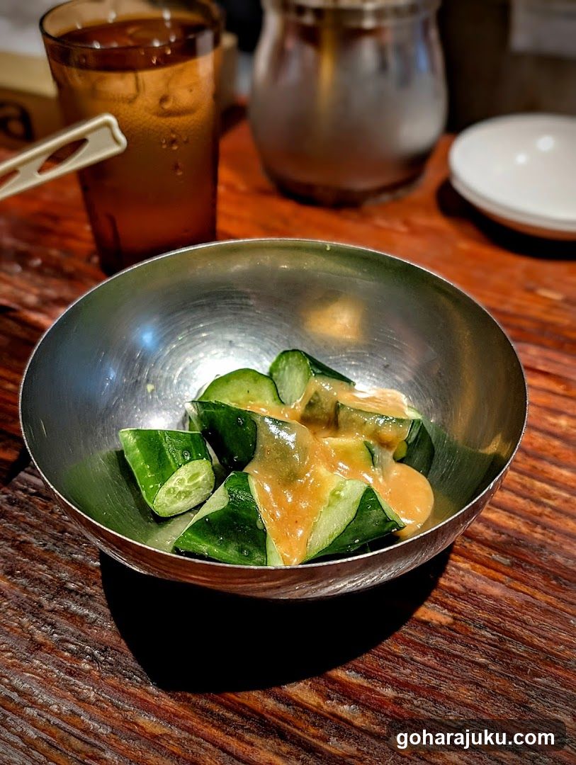 Cucumber Salad with Dressing