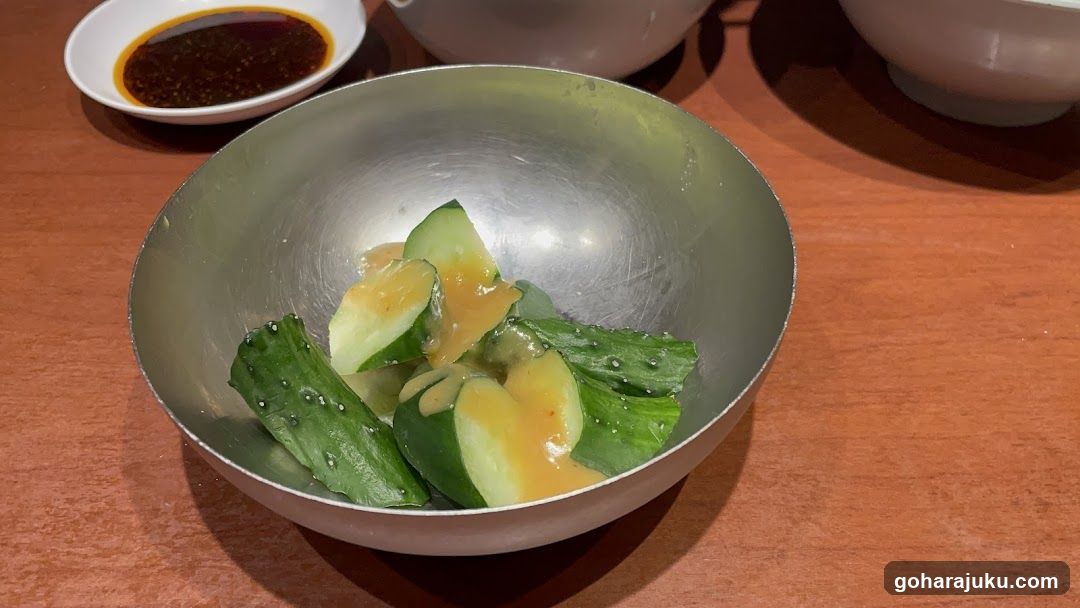 Cucumber Salad with Dressing