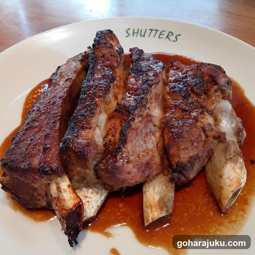 Grilled Ribs with Sauce