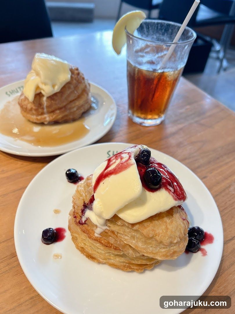 Breakfast with Pancakes and Tea