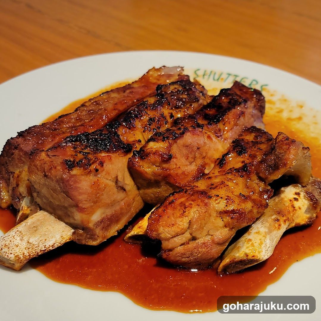 Grilled Pork Ribs with Sauce