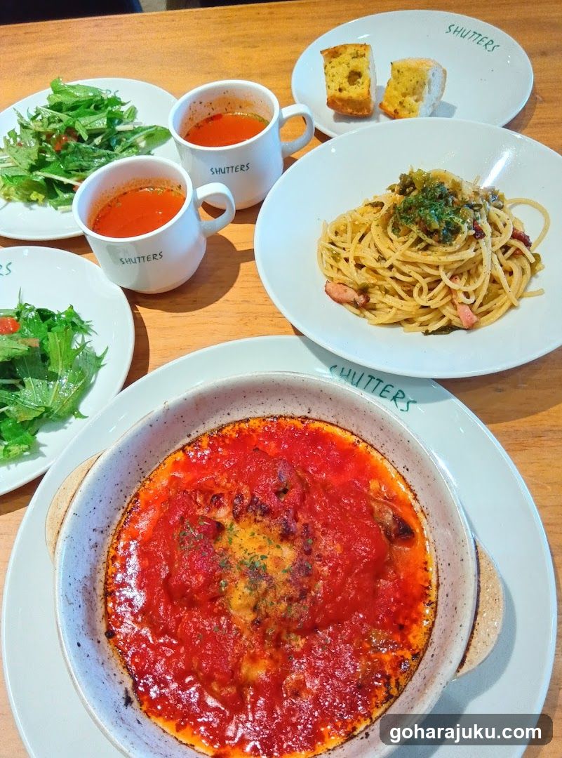 Shutters Cafe Spread