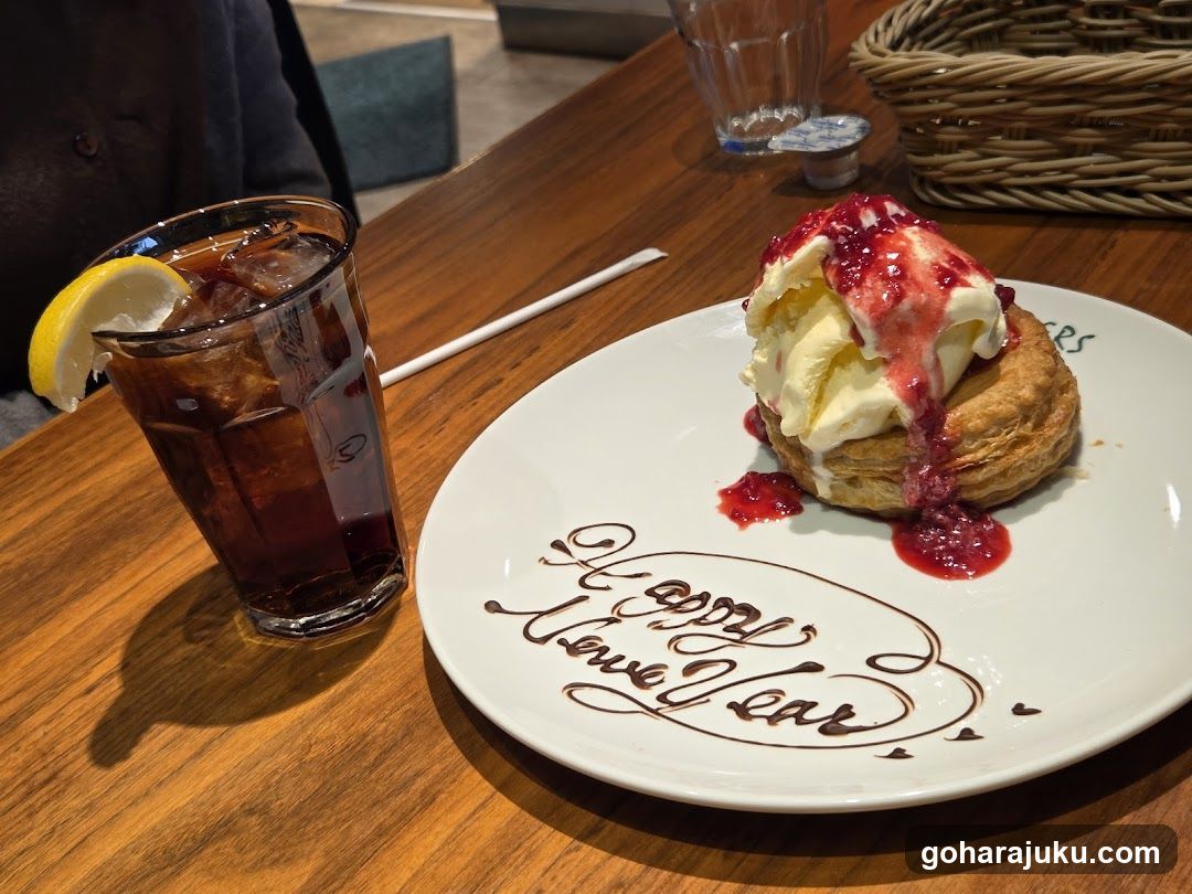 New Year's Dessert and Drink