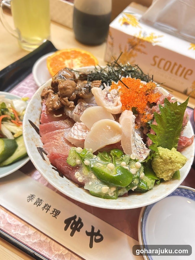 Sushi Bowl with Toppings