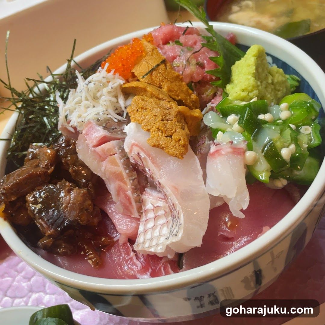 Sashimi Bowl with Toppings