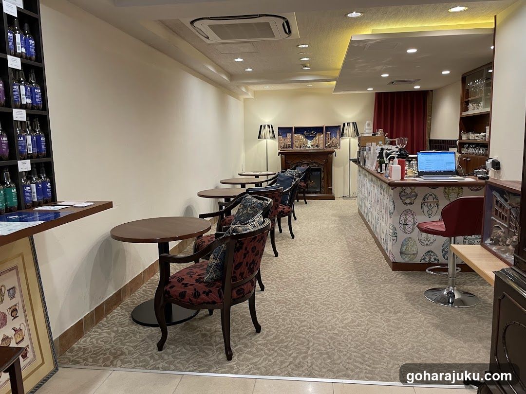 Interior of a cozy cafe or bar