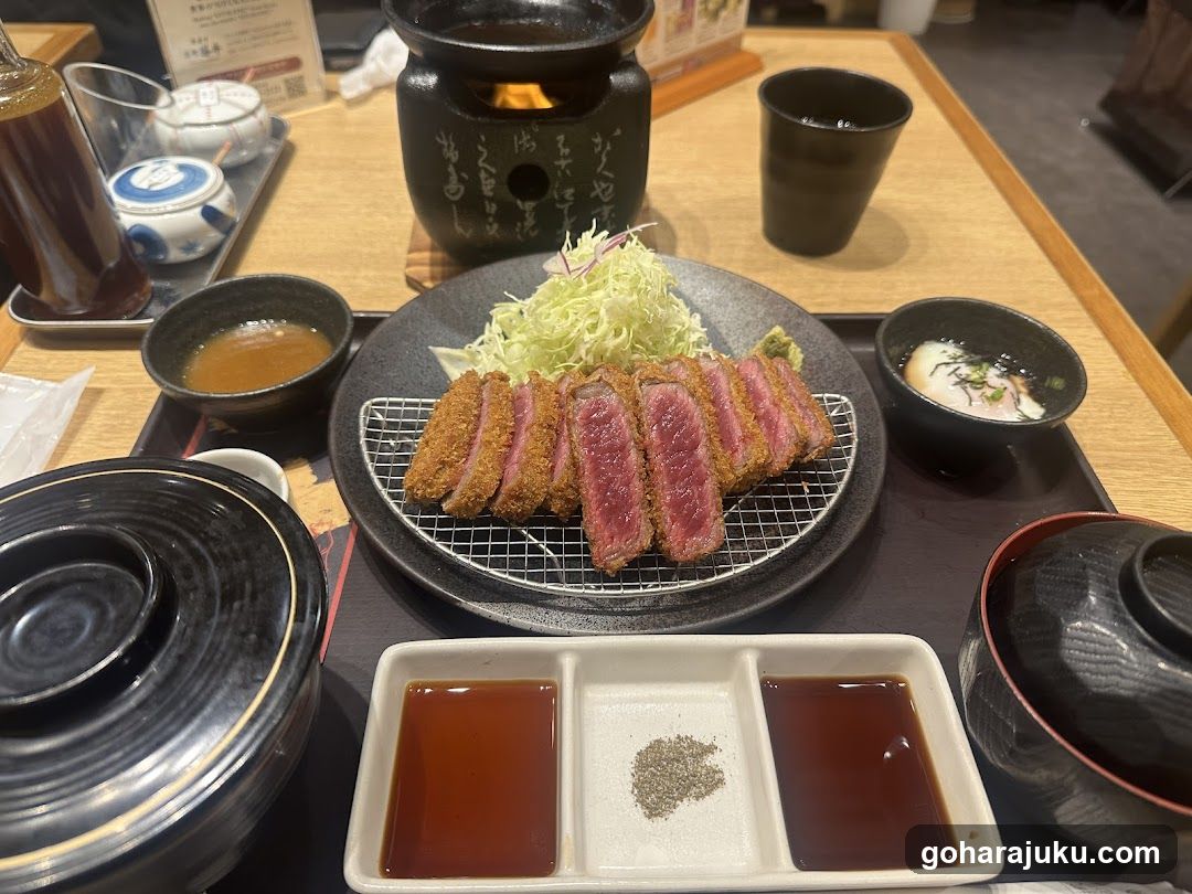 Japanese Katsu Sashimi Meal