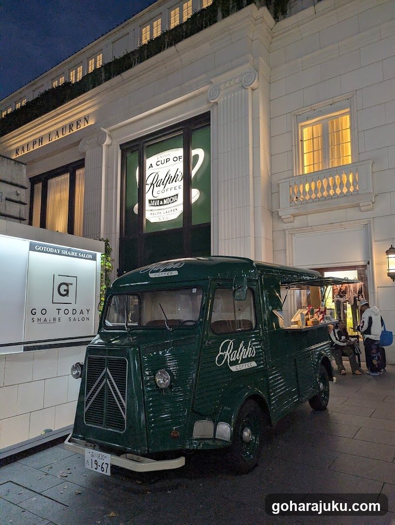 Ralphs Coffee Truck Outside Ralph Lauren Store
