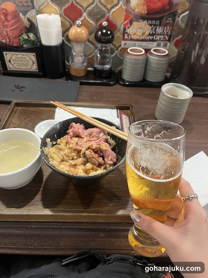 Dining Table with Food and Drink