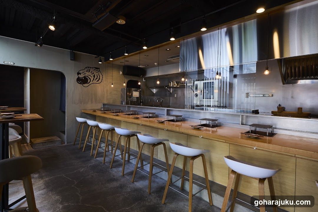 Restaurant Interior with Bar Counter