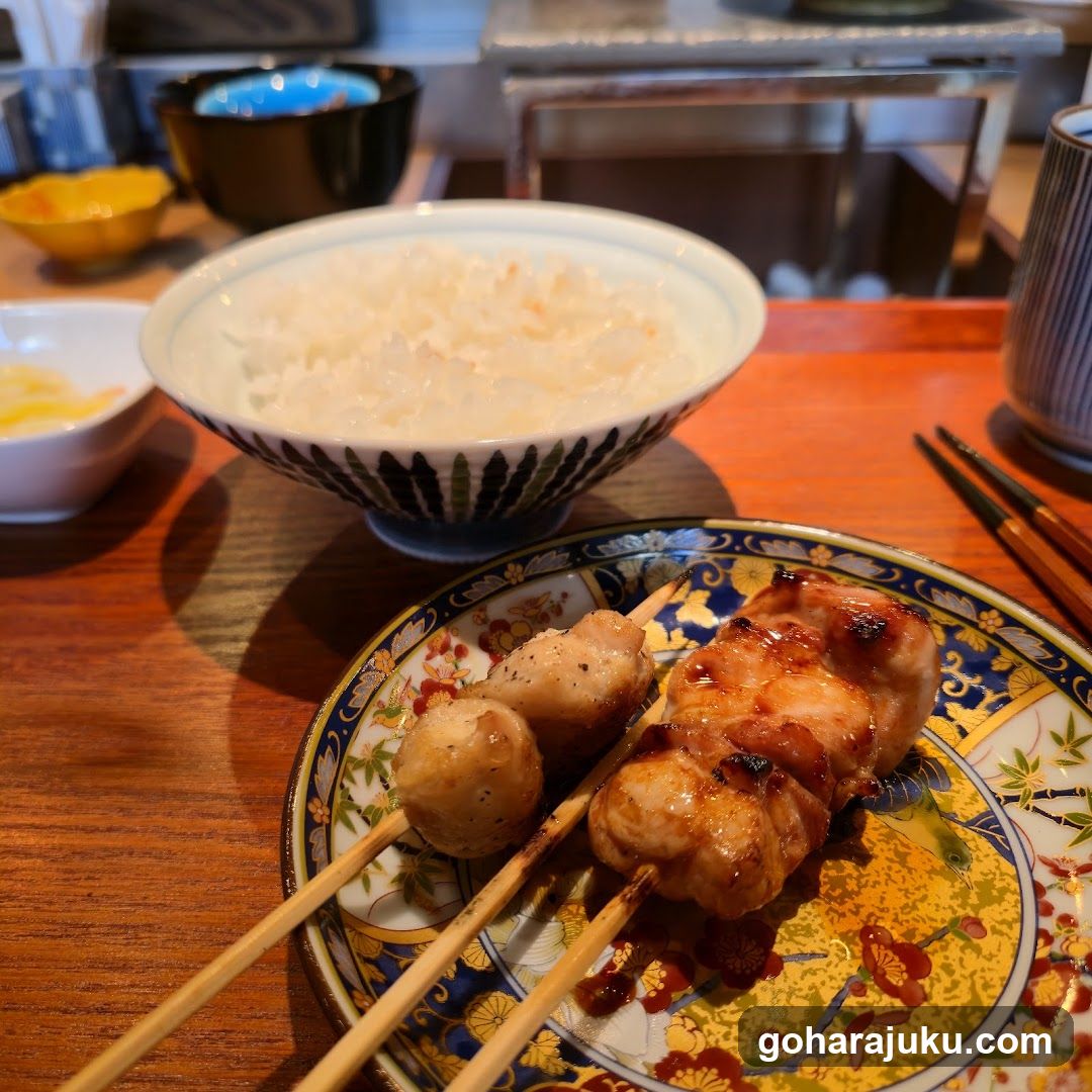 Japanese Yakitori and Rice Bowl