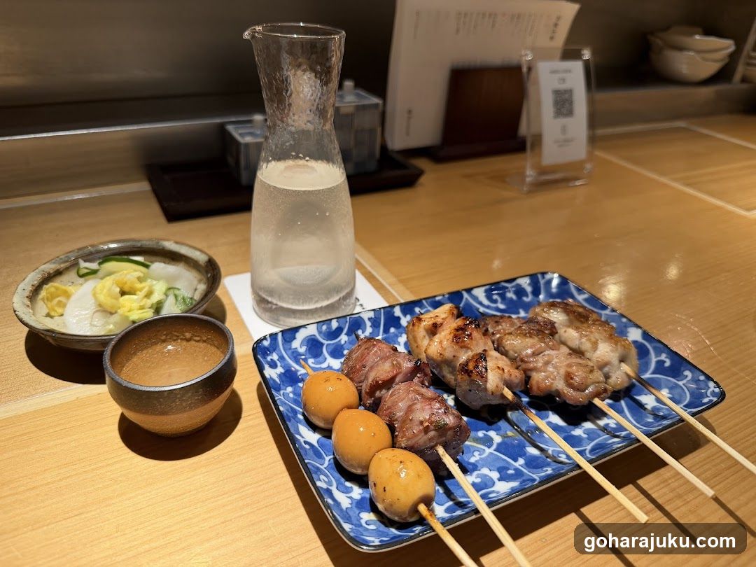 Japanese Yakitori and Side Dishes