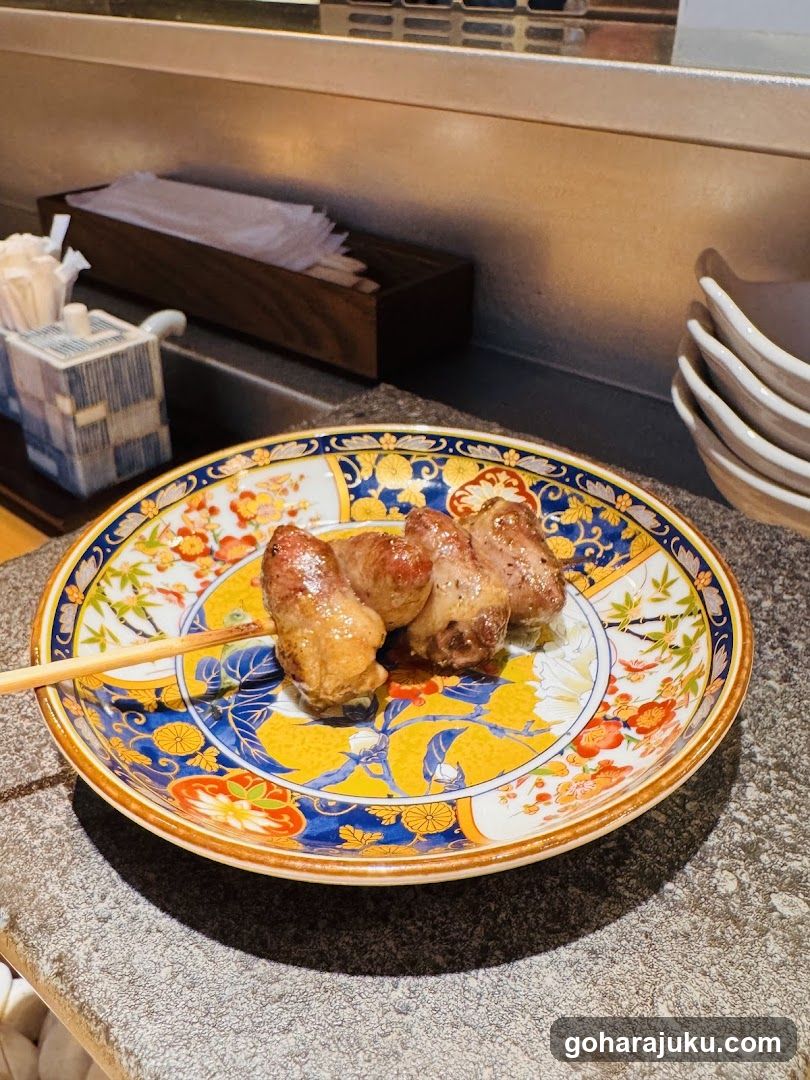 Grilled Meat on Decorative Plate