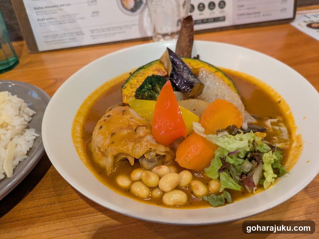 Curry Dish with Vegetables and Chicken