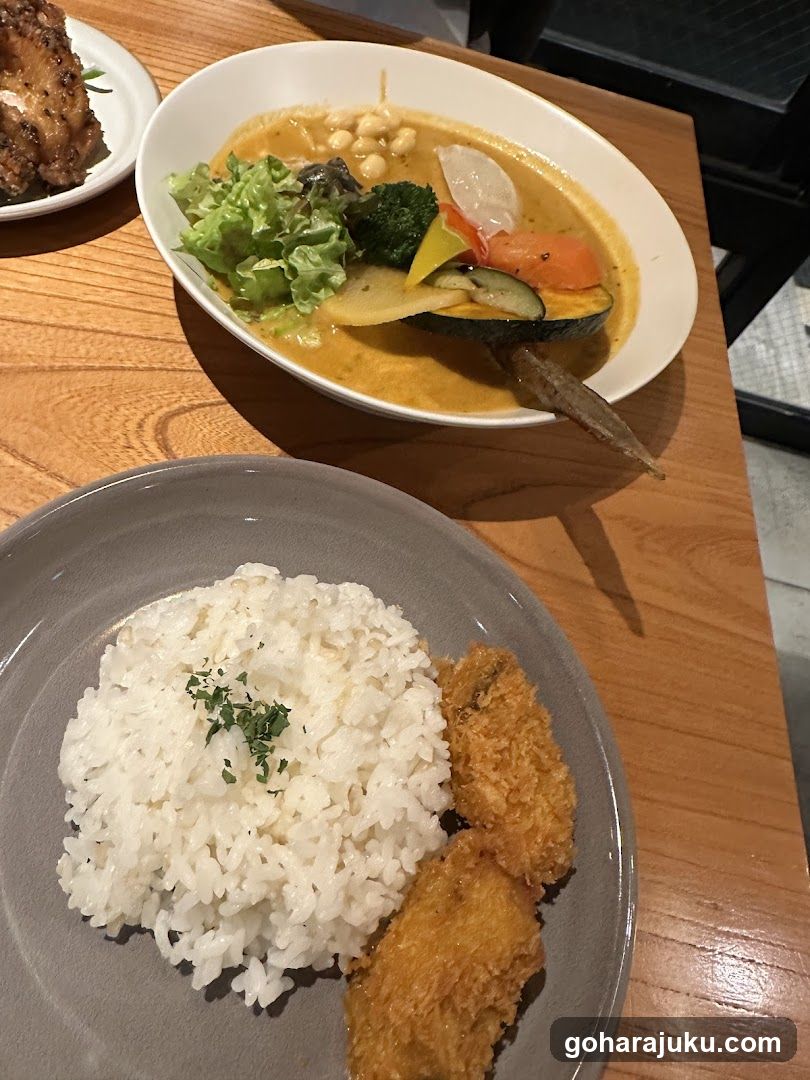 Food on wooden table