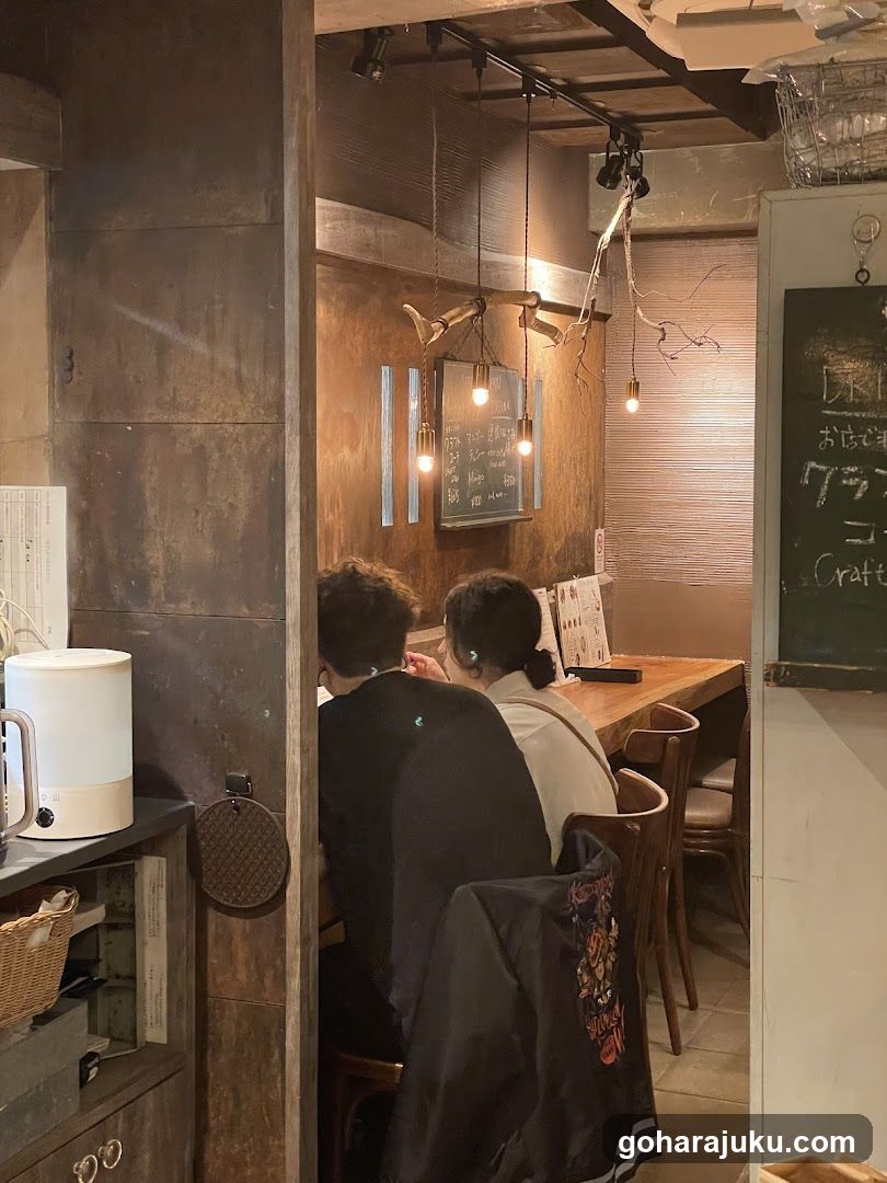 Interior of a cozy cafe or restaurant
