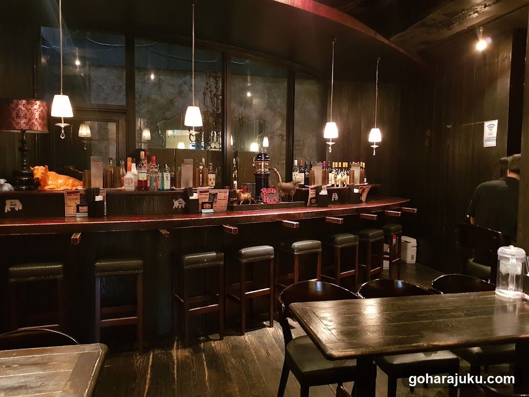 Bar Interior with Seating Area