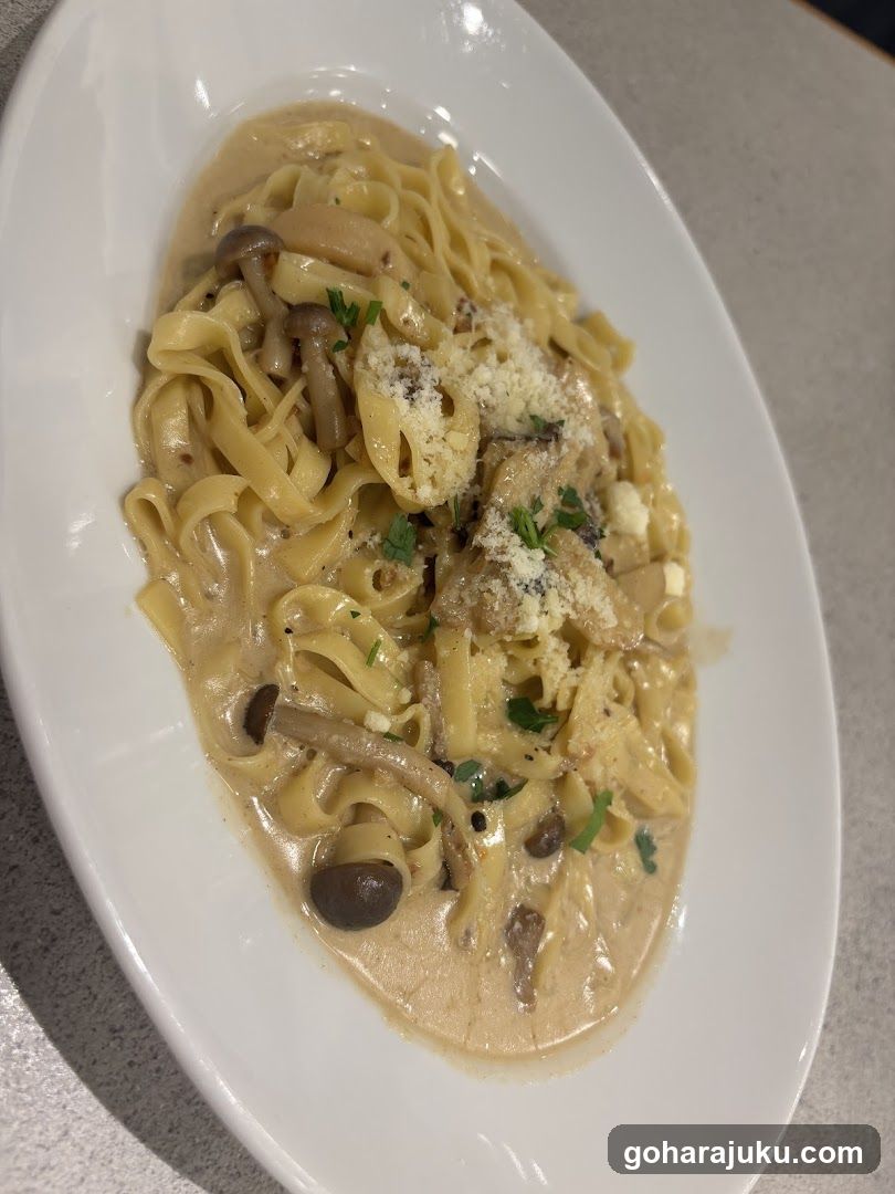 Creamy Pasta with Mushrooms