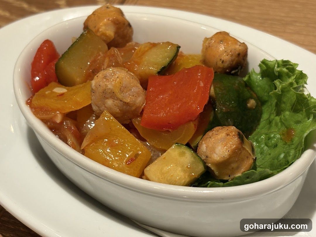 Vegetable and Meatball Dish