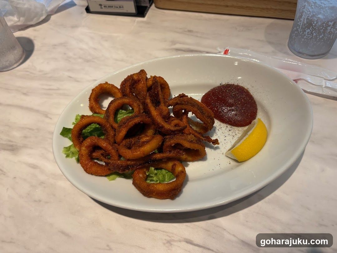 Fried Onions with Ketchup and Lemon