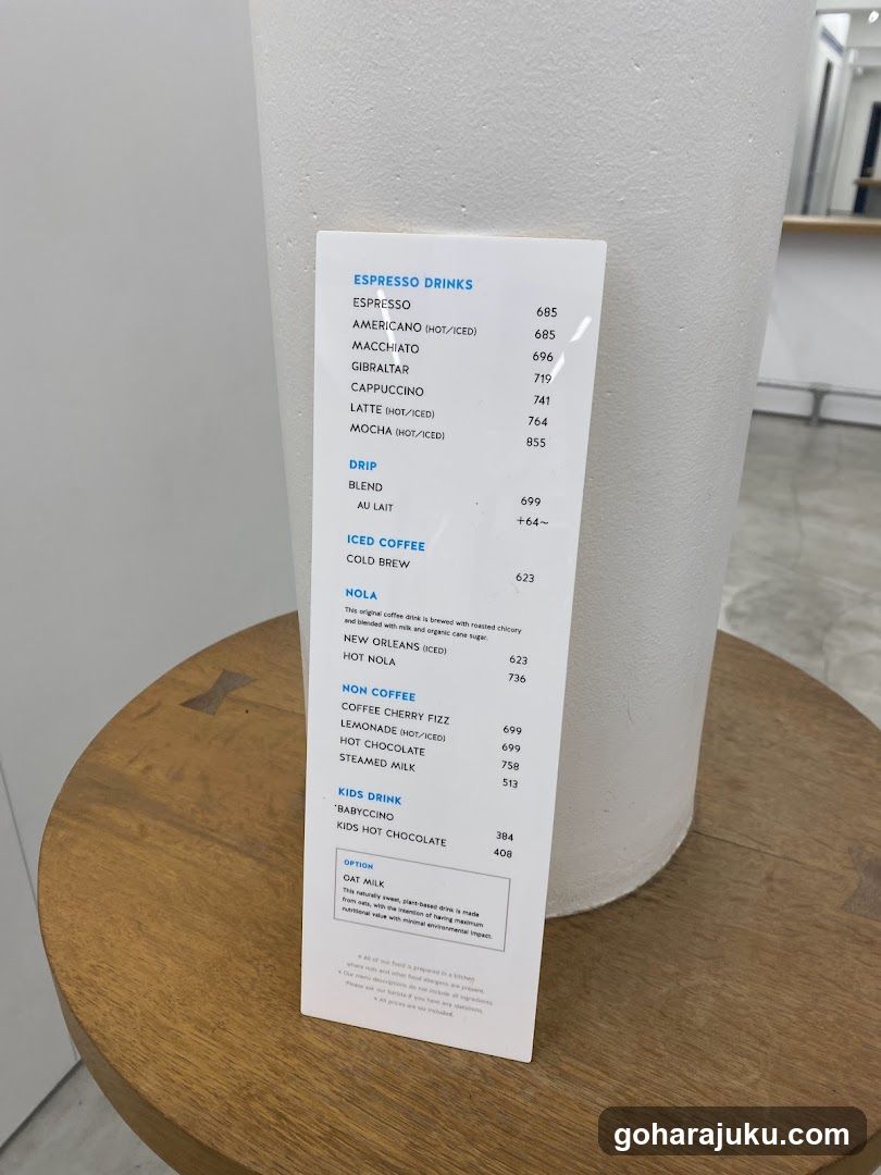 Coffee Shop Menu Board