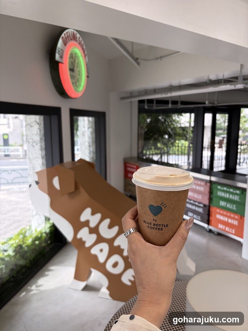 Coffee Shop Interior with Human-Made Signage