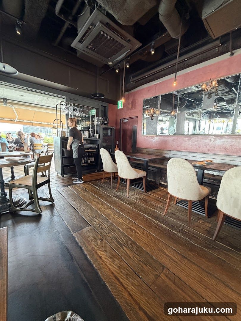 Interior of a restaurant or cafe