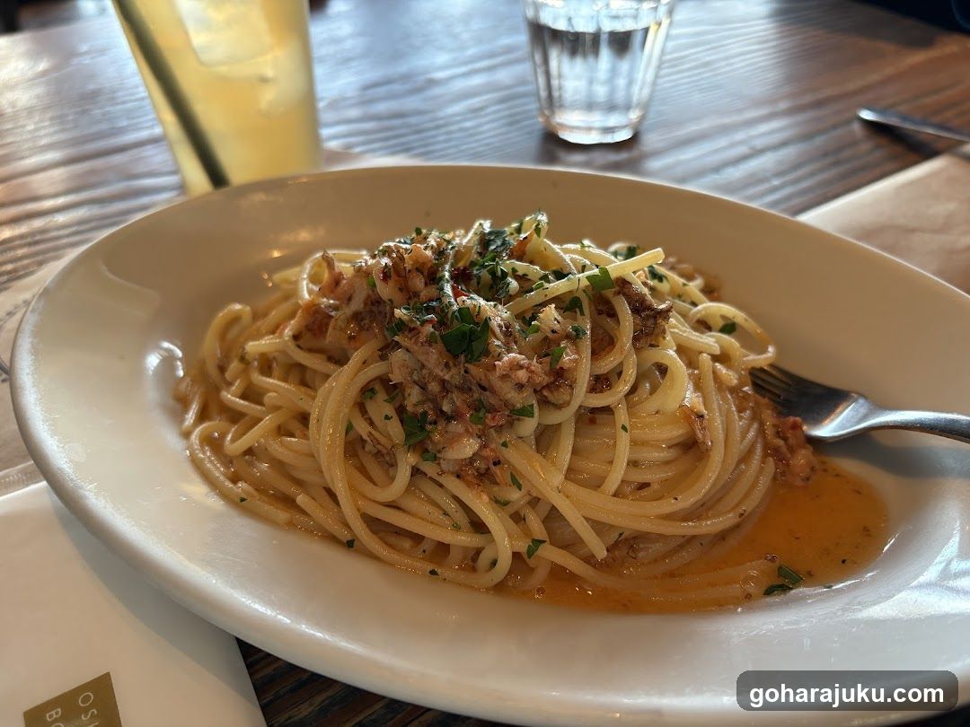 Spaghetti with Tuna and Parsley