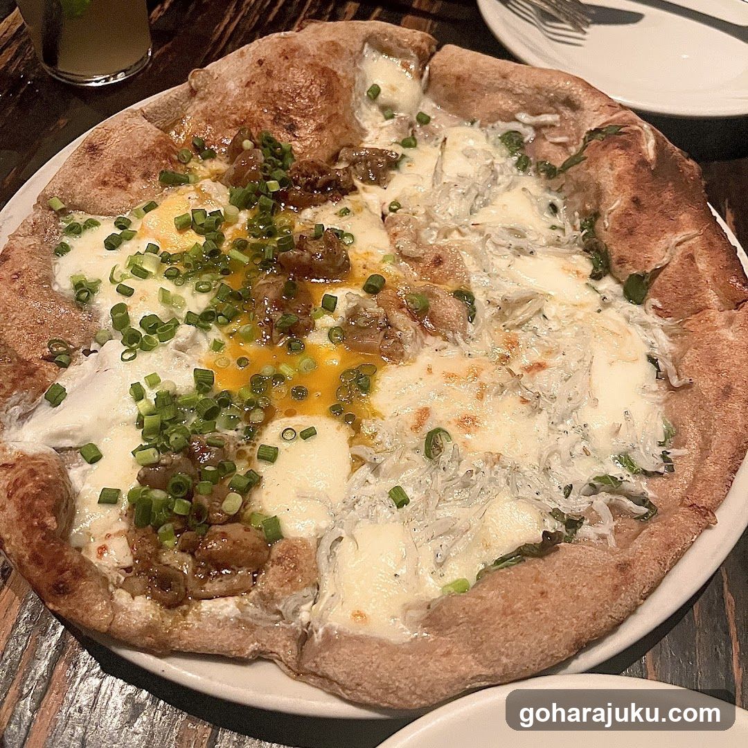 Pizza with Eggs and Cheese