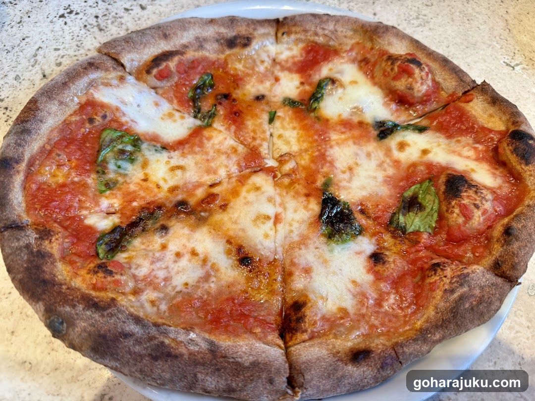 Pizza with Tomato Sauce and Basil