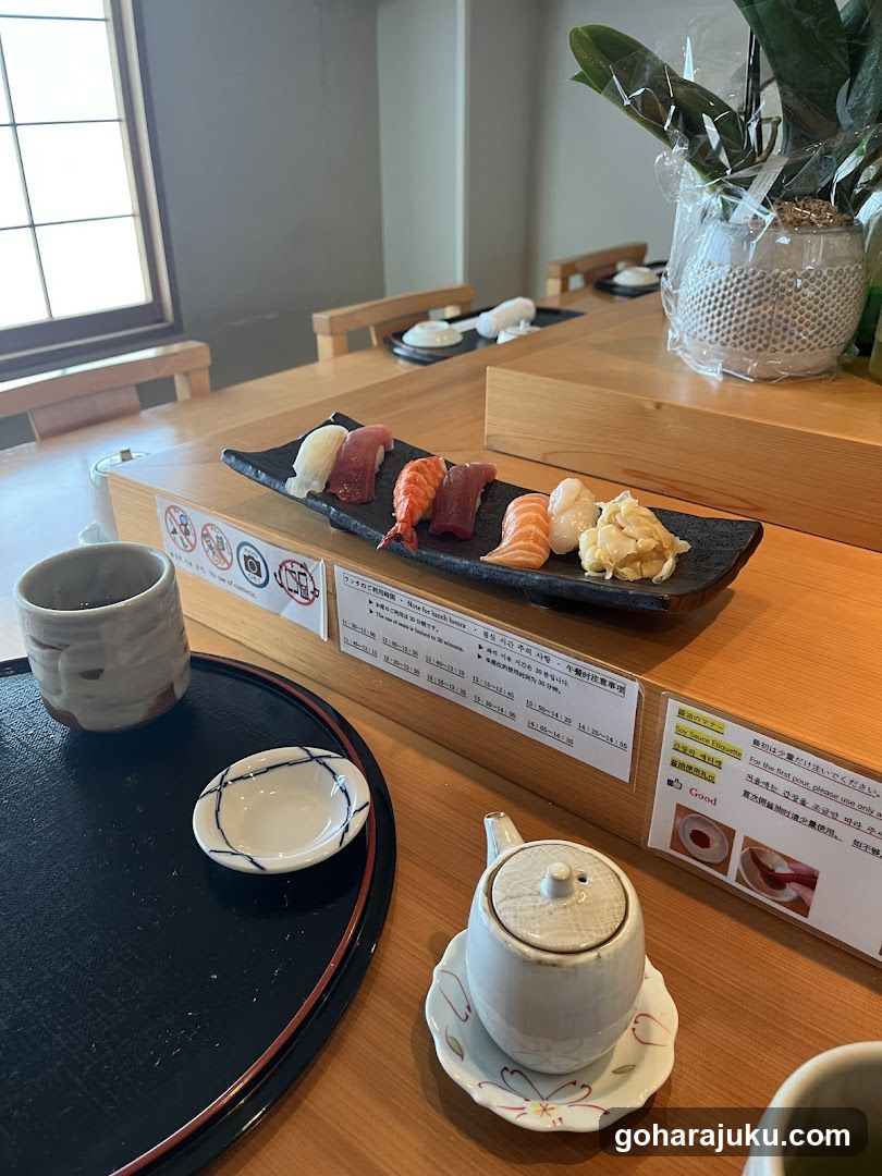 Sushi and Tea Setting