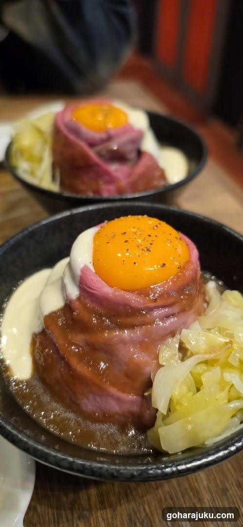 Bowl with Egg and Meat