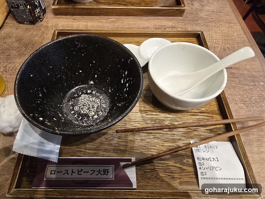 Bowl and Chopsticks on Wooden Tray
