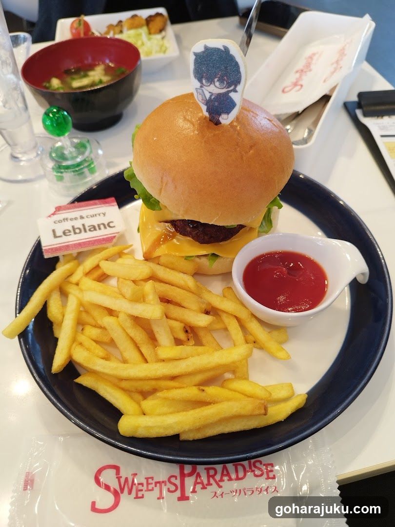 Burger and Fries Meal