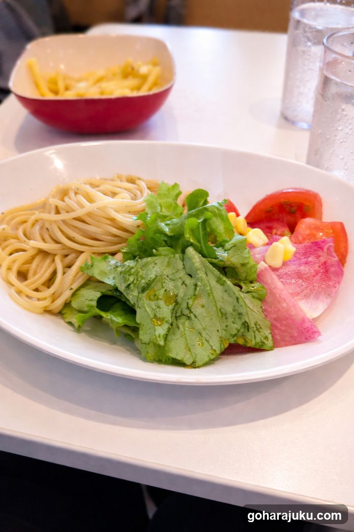 Pasta and Salad Meal