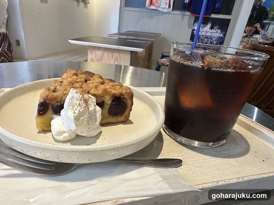 Dessert and Drink at Cafe