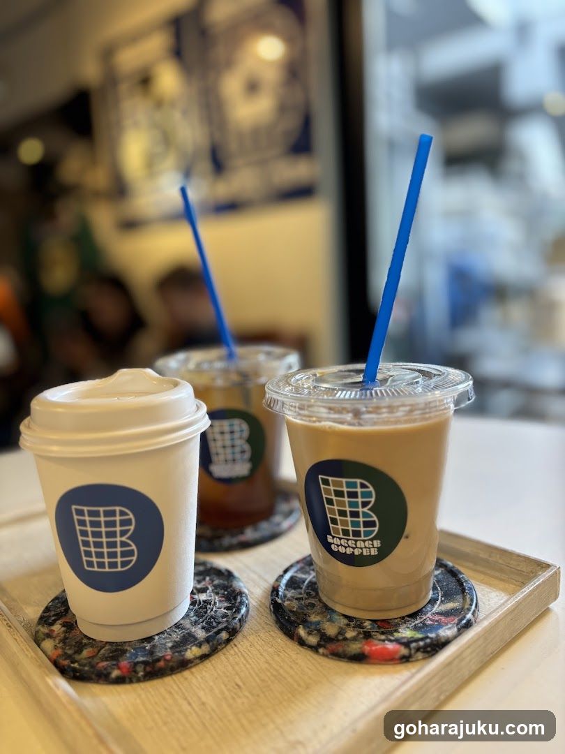 Baccara Coffee Drinks on Tray