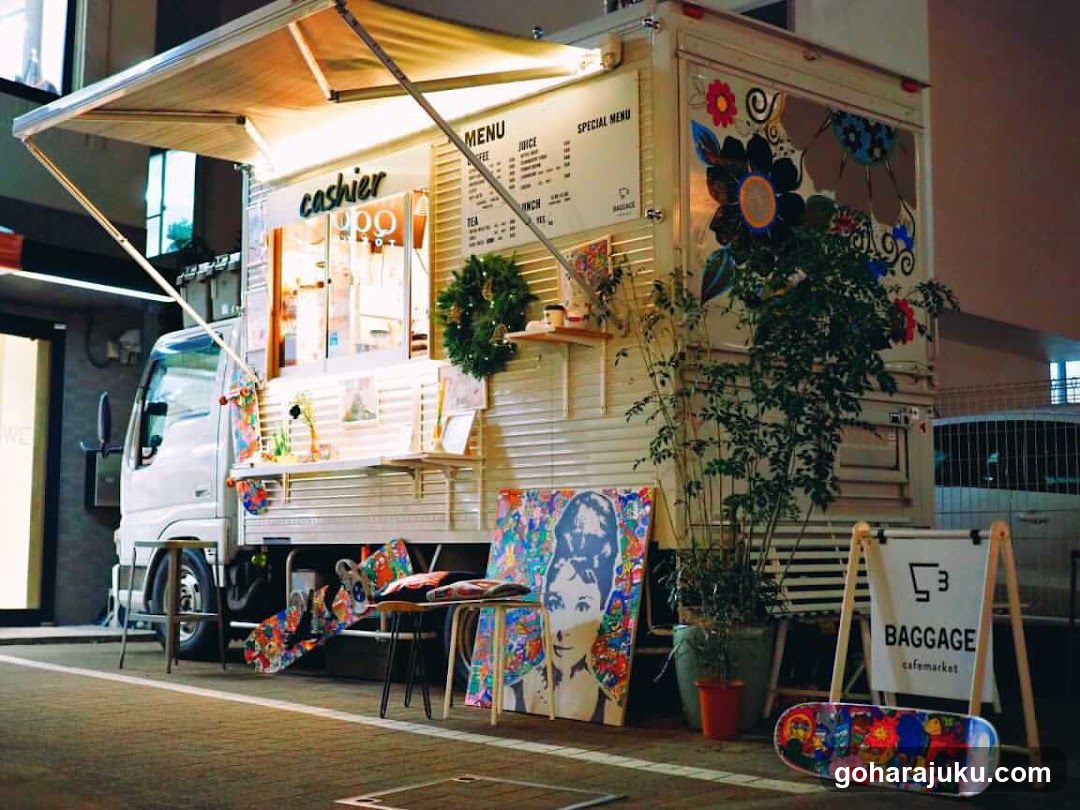 Food Truck with Artistic Decor
