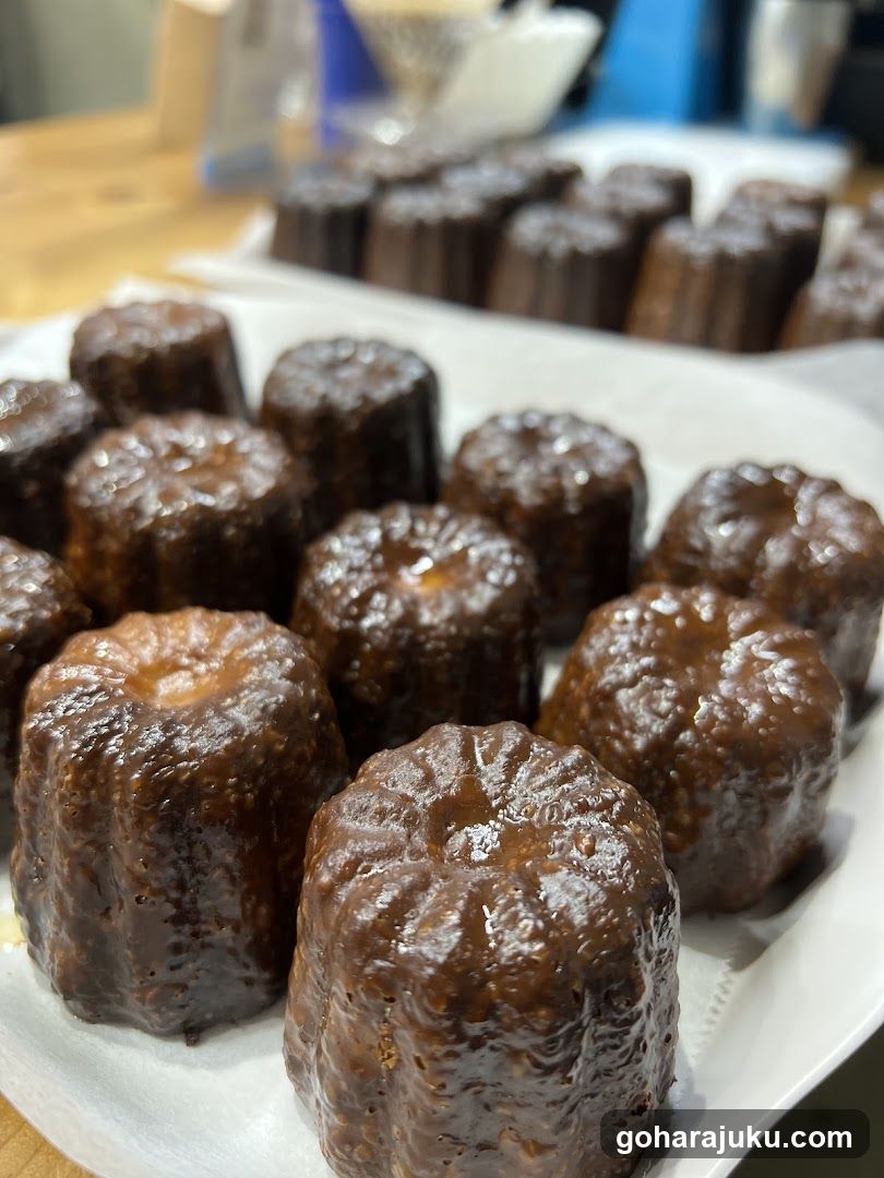 Canele Cakes Display