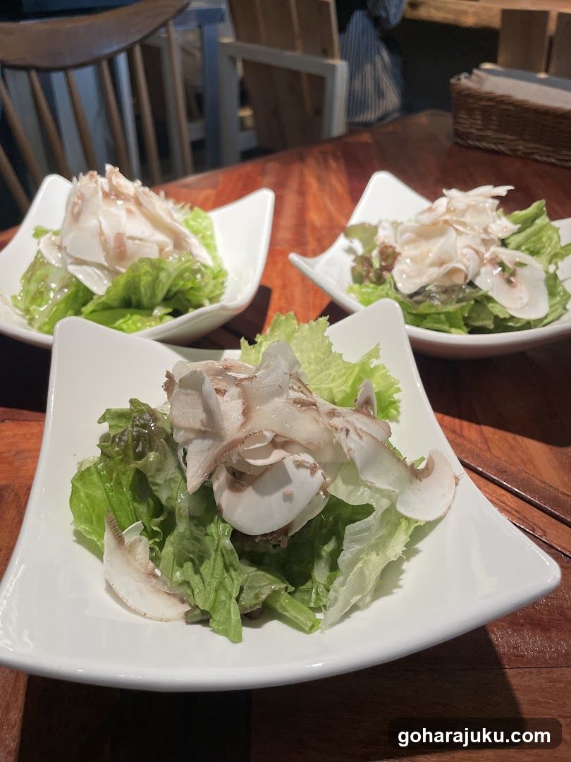 Salad with Mushrooms