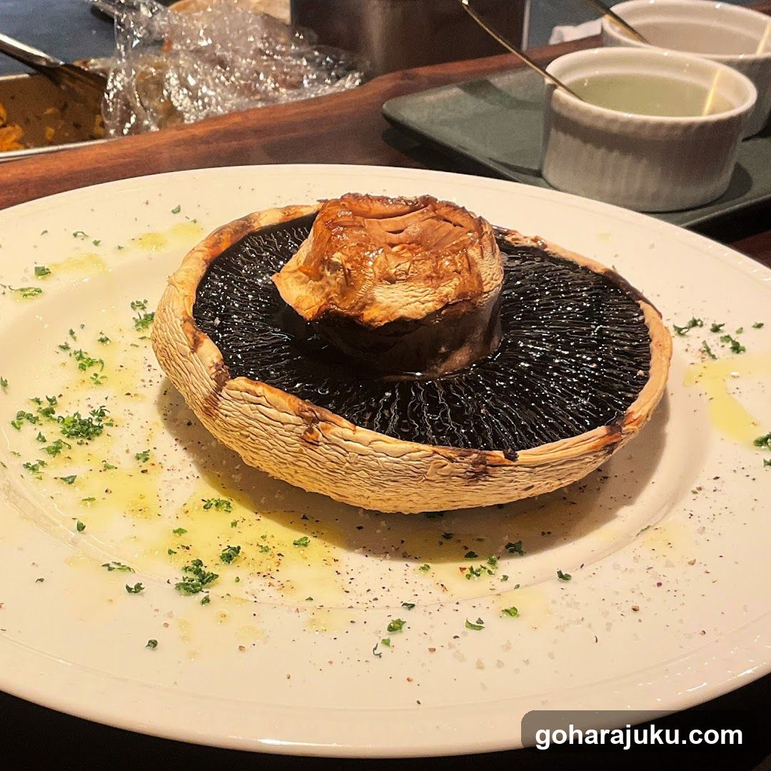 Grilled Portobello Mushroom with Garlic