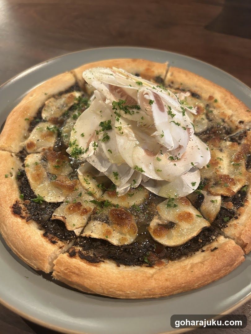 Pizza with Mushroom Topping