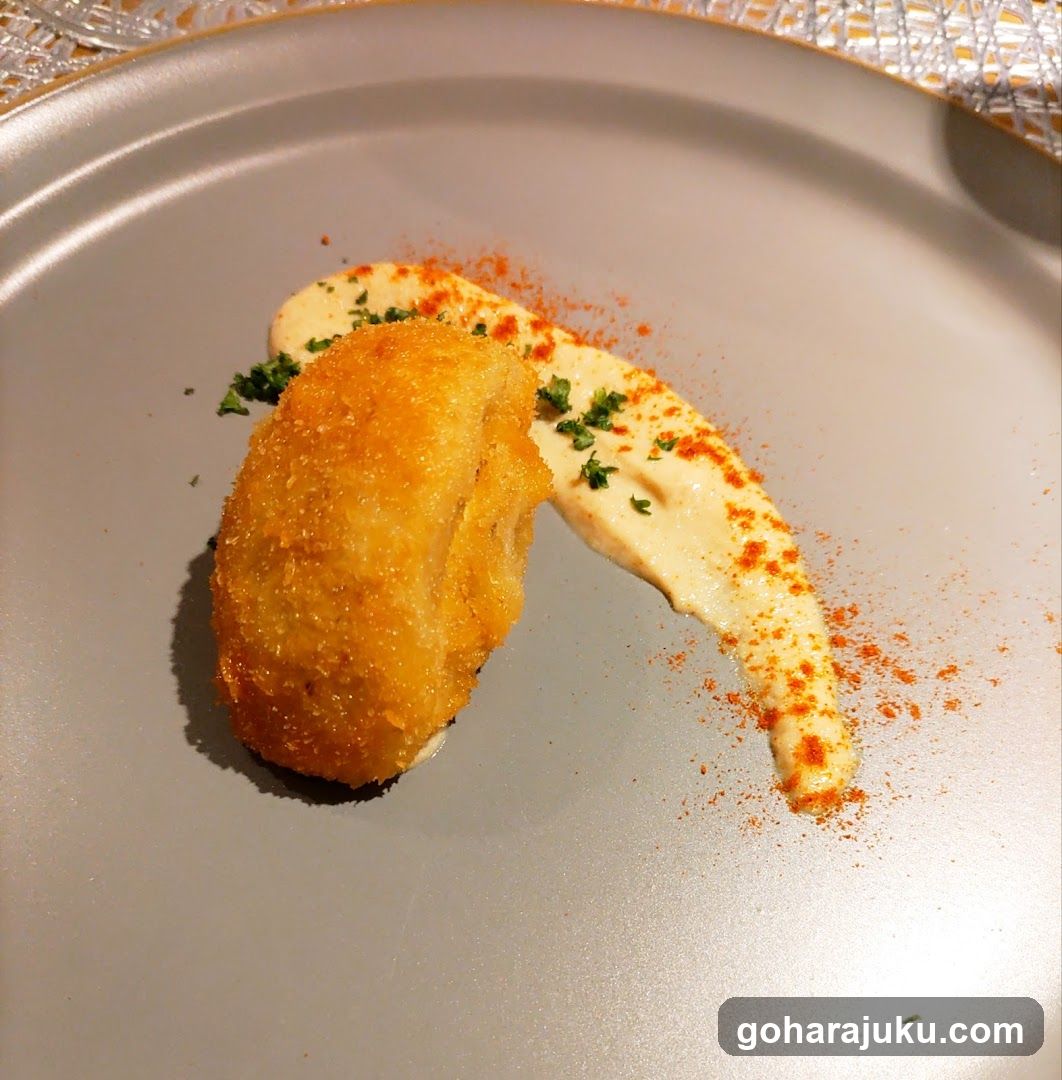 Fried Croquette with Sauce