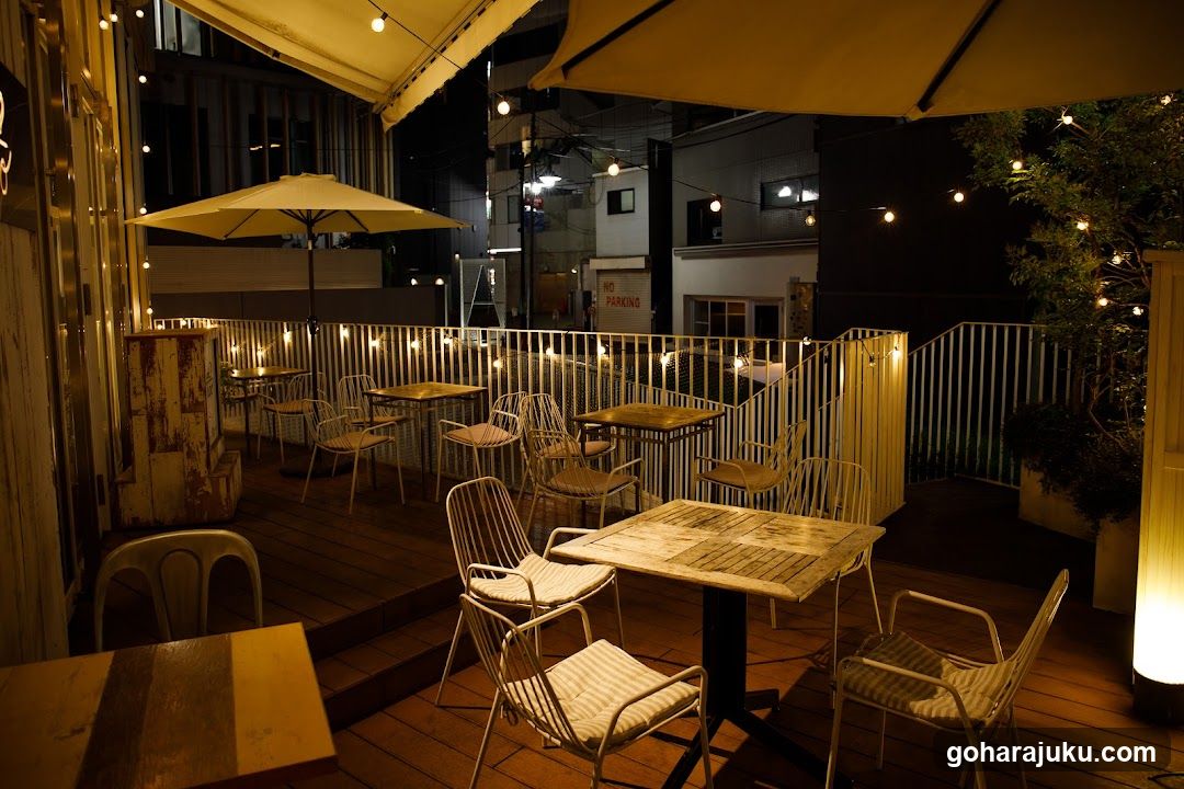 Outdoor Cafe at Night