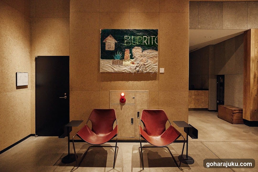 Interior Lounge with Artwork