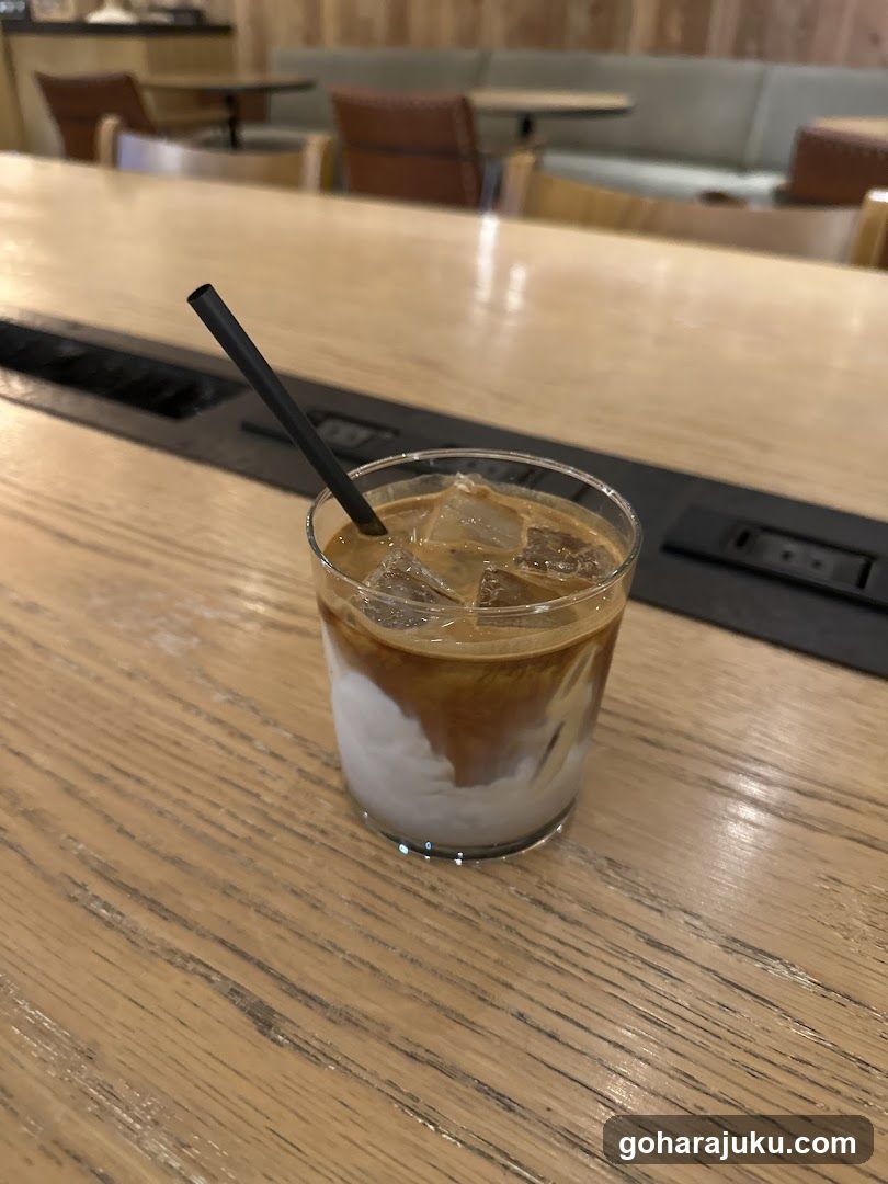 Iced Coffee in Glass Cup