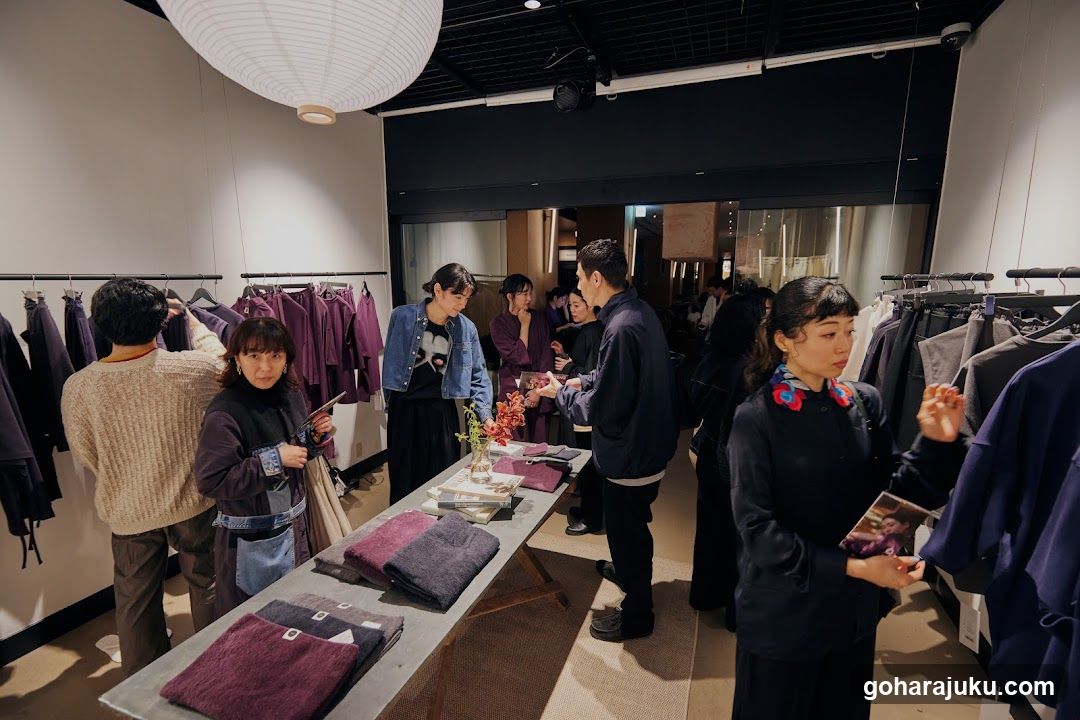 Clothing Store Interior with Customers