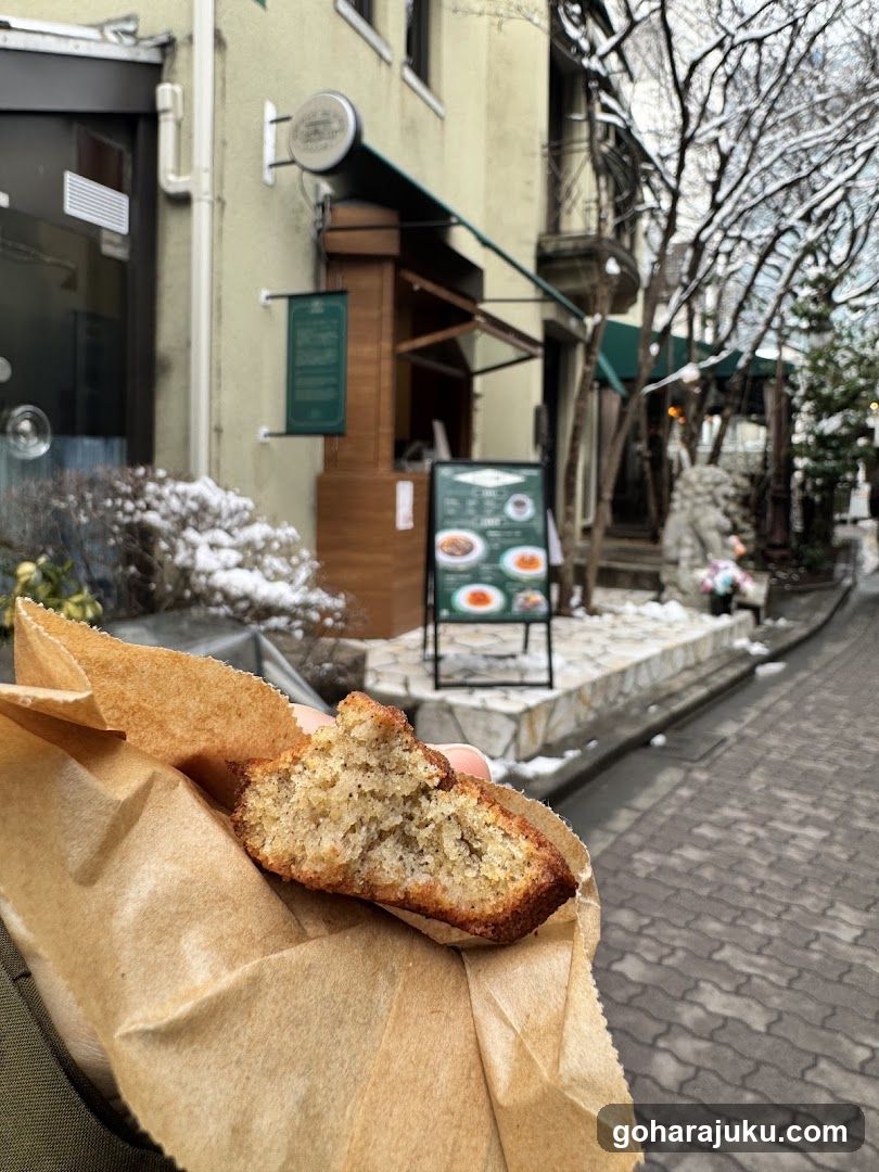 Bread in Snowy Street