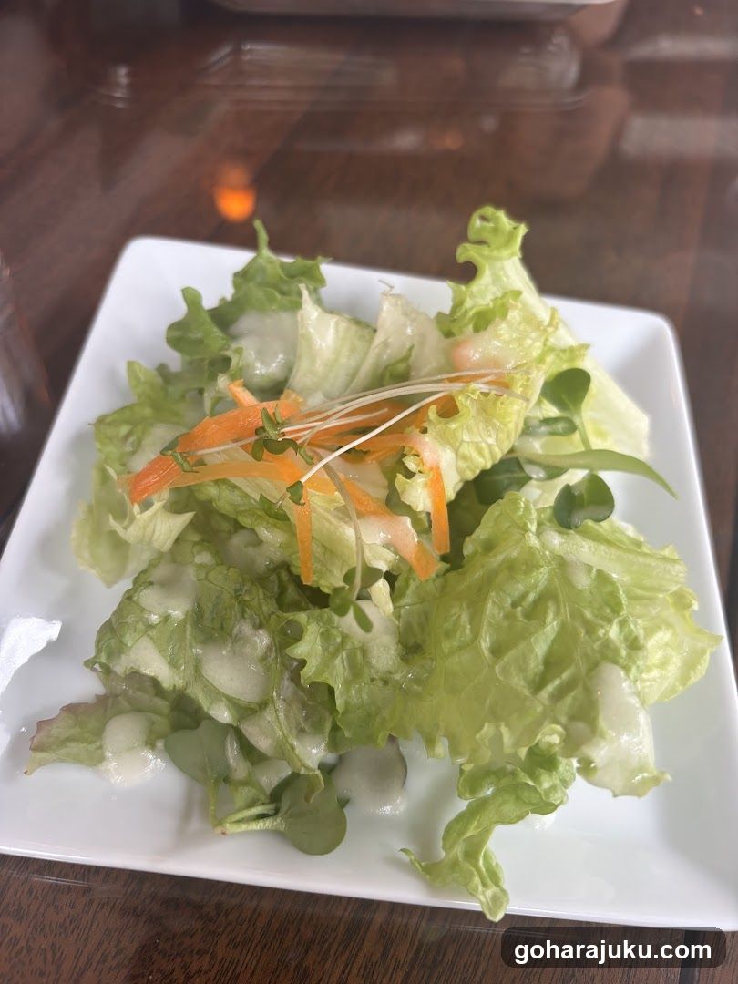 Salad with Dressing
