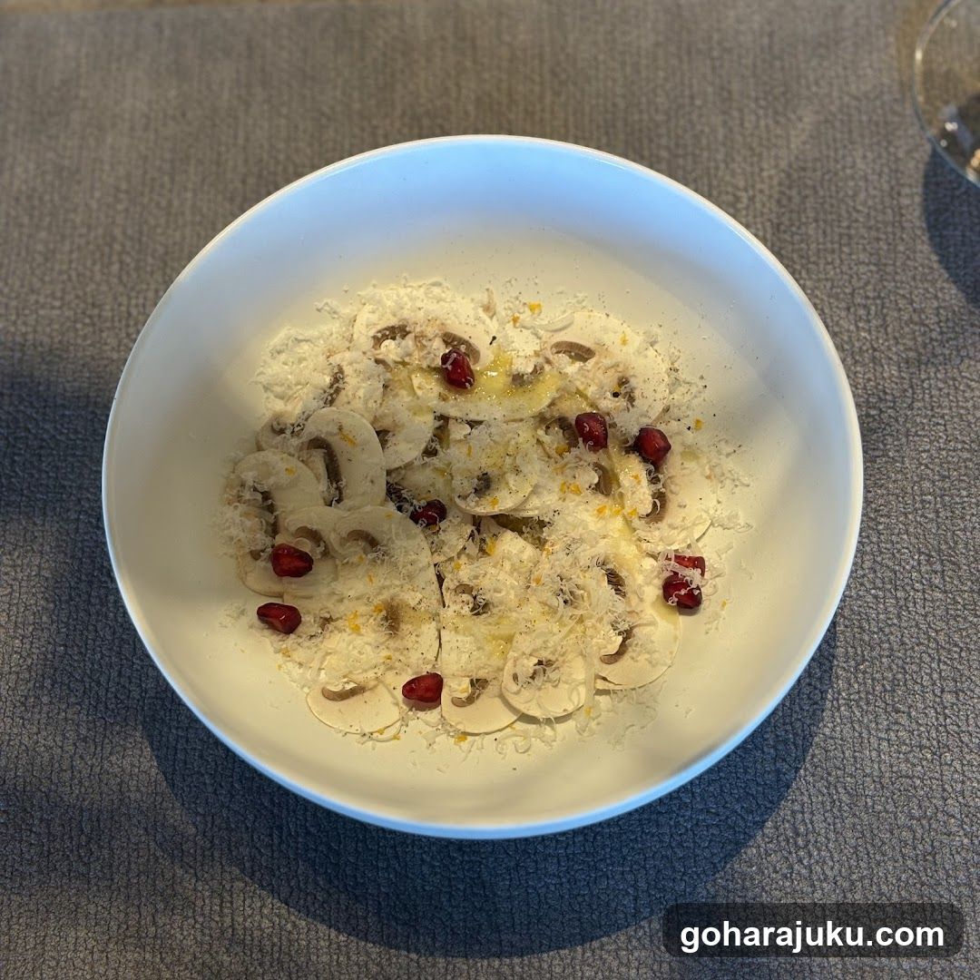 Mushroom and Pomegranate Salad